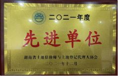 湖南省土地估價(jià)師與土地登記代理人協(xié)會2021年度“先進(jìn)單位”